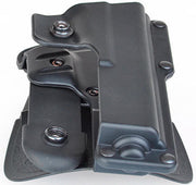 ACW Tactical Rotating Paddle Holster for Glock Airsoft Pistols, Black - Adjustable Retention