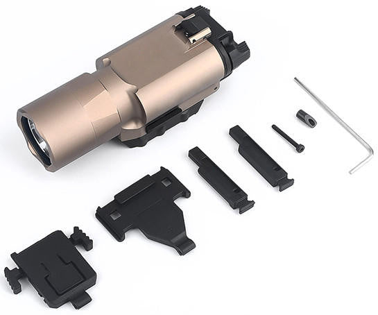 ACW X300 Ultra 510 Lumen Pistol Light with assembly parts