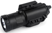 ACW XH35 black tactical pistol light mounted left side view 