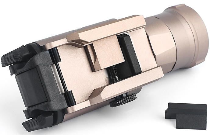 ACW XH35 dark earth tactical pistol light with mount and assemble part.