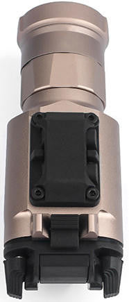 ACW XH35 dark earth tactical pistol light front side view