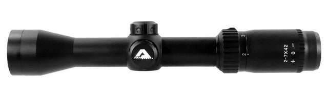 Aim Sports 2-7x42 scout scope with Mil-Dot reticle in black