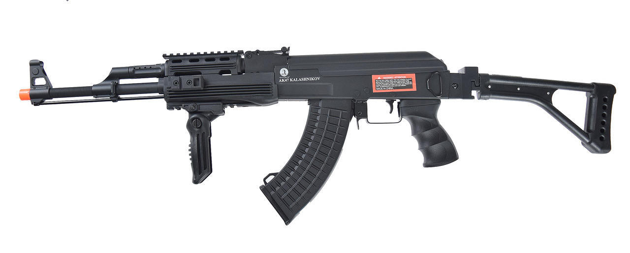 Cybergun AK47 Kalashnikov 60th Anniversary RIS AEG Airsoft Rifle full metal body black