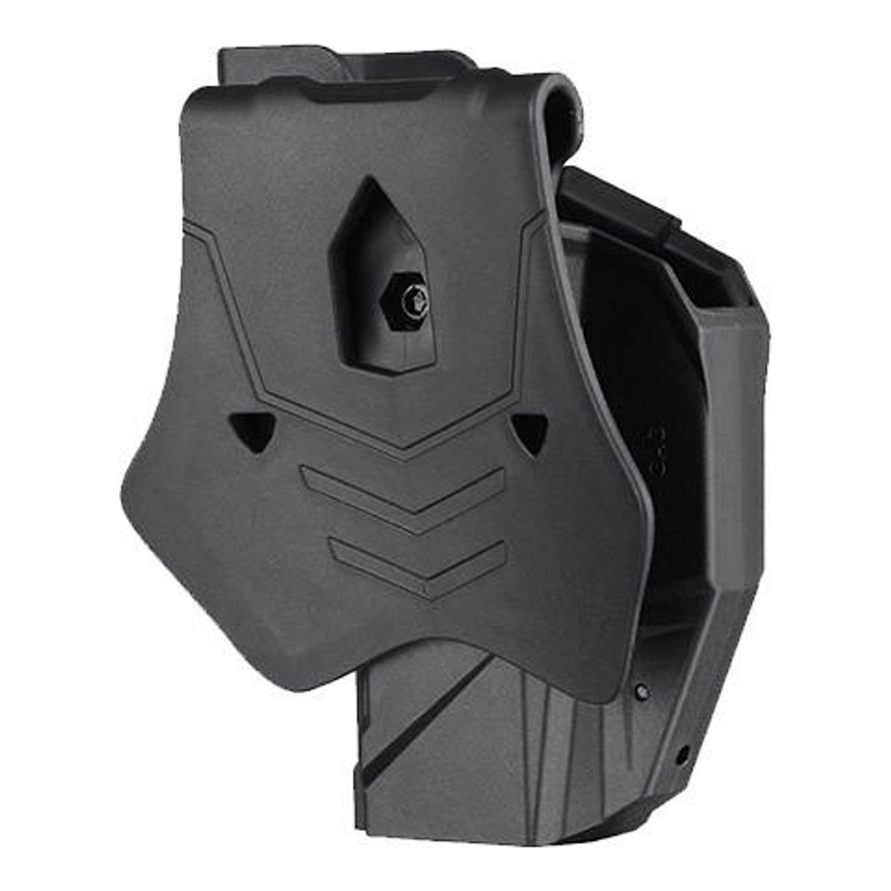 Amomax Gen 2 Rigid Holster for Glock 17/19 with Red Dot Sight Cover, Black