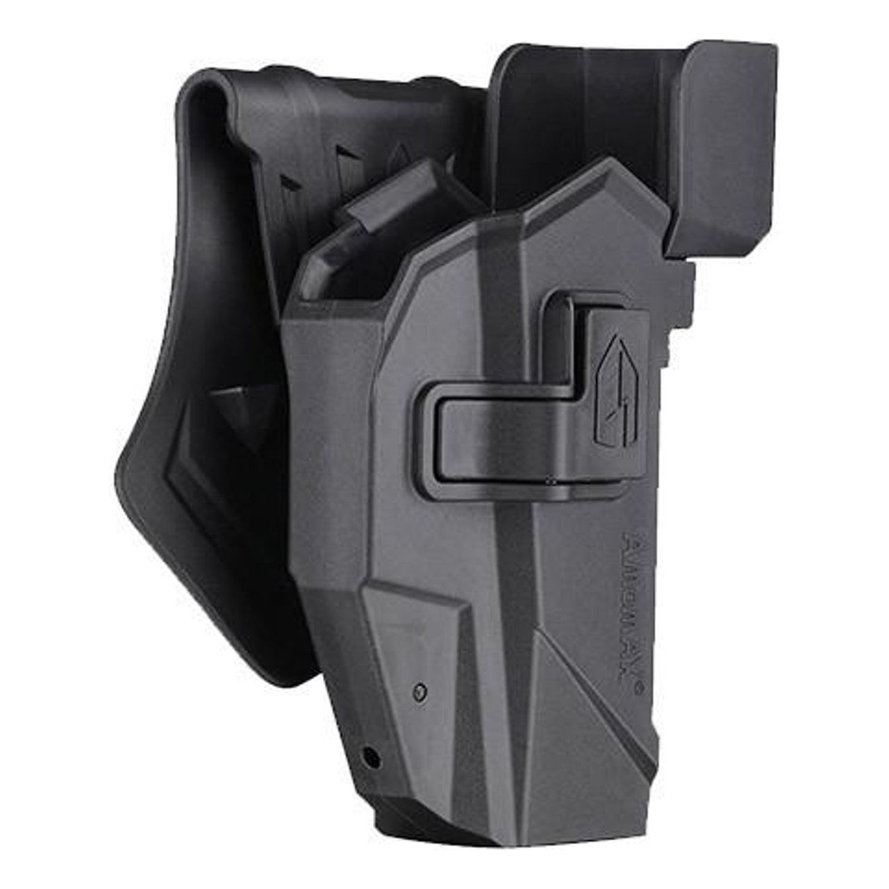 Amomax Gen 2 Rigid Holster for Glock 17/19 with Red Dot Sight Cover, Black