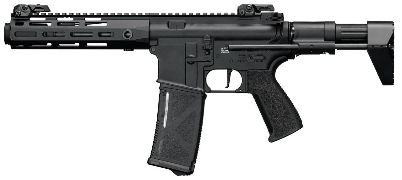 Arcturus AR15 PDW AEG FE Airsoft Rifle – Black | Compact Full Metal Electric CQB Gun