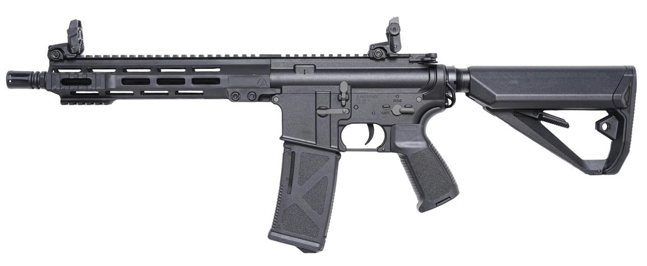 Arcturus LWT MK-I CQB 10" AEG airsoft rifle black side profile with M-LOK rail

