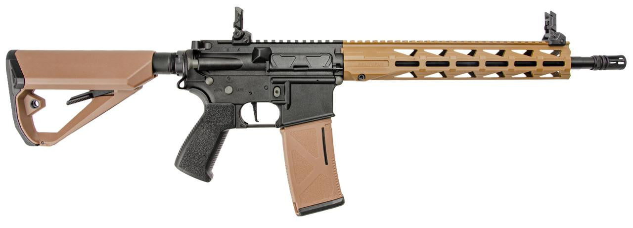 Arcturus LWT MK-III airsoft rifle in black and tan right-side view of the rifle