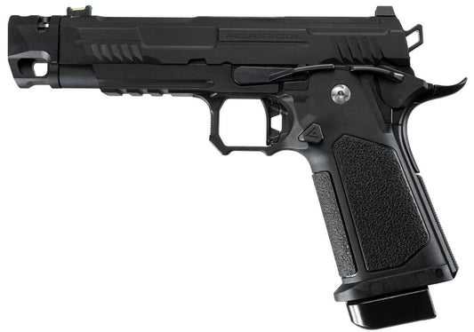 ARCTURUS Vanguard 4.3"Hi-Capa GBB Airsoft Pistol w/ Optics Ready Slide & Compensator, Black