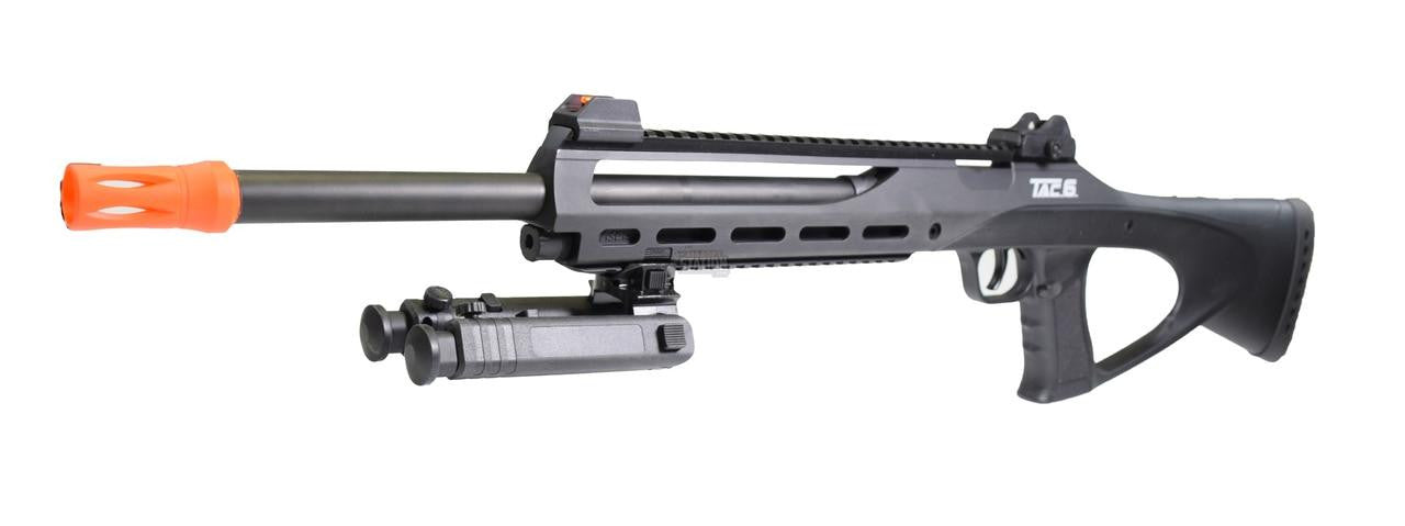 
ASG TAC-6 CO2 Semi-Auto Sniper Rifle with Integrated Laser & Bipod