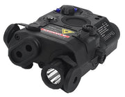 Atlas Custom Works LA-5C PEQ15 Blue Laser and Flashlight, frontal view 