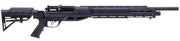 Benjamin Armada PCP .25 Cal Air Rifle in black showing full side profile with Picatinny rail and AR-style stock.
