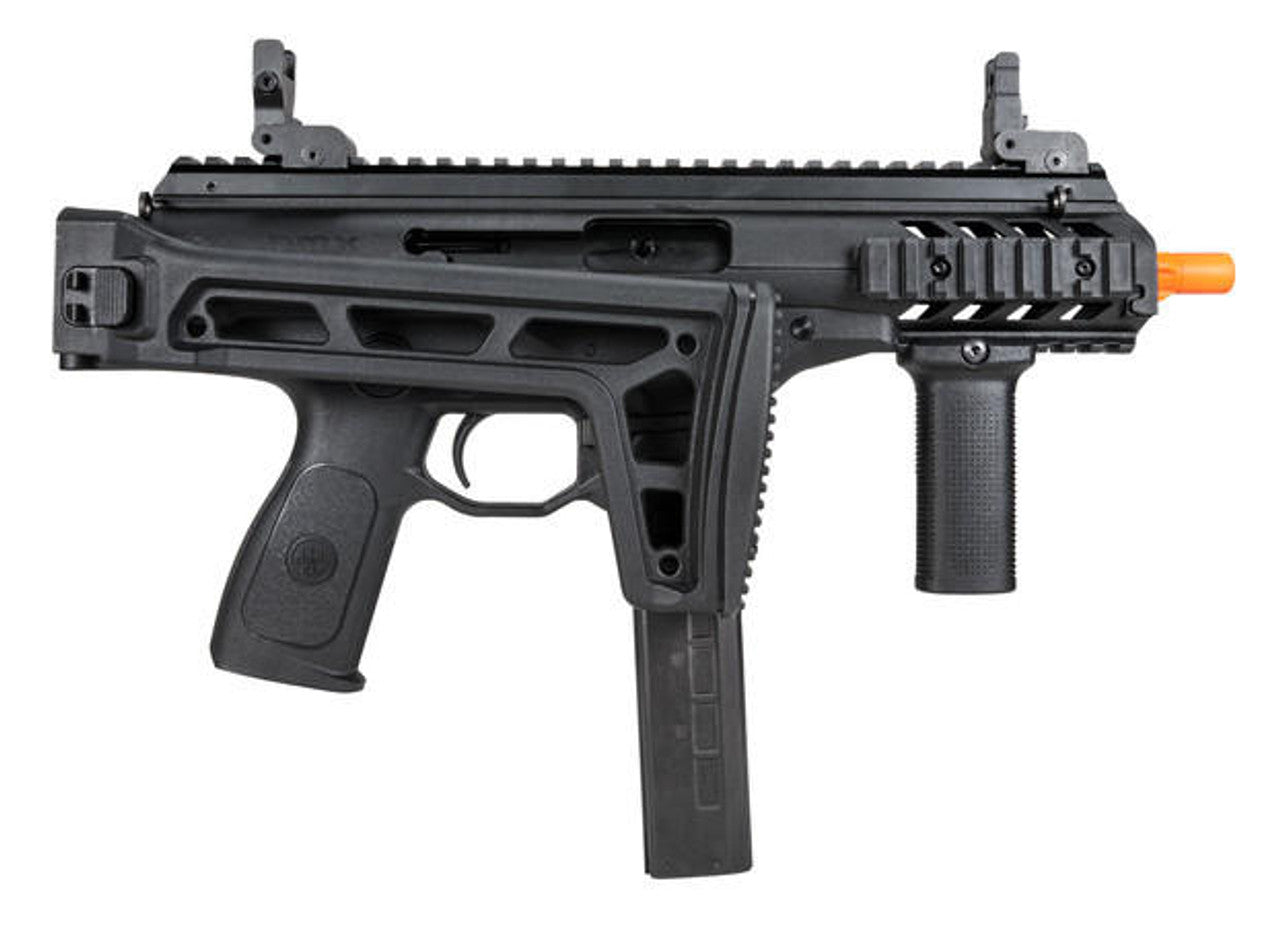 Beretta PMX Airsoft SMG with stock folded for compact tactical carry