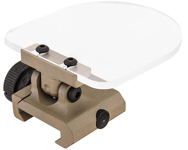 Lancer Tactical optic lens protector flipped down for transport