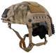 Lancer Tactical Maritime Helmet Simple Version (HLD) in Black, Front View