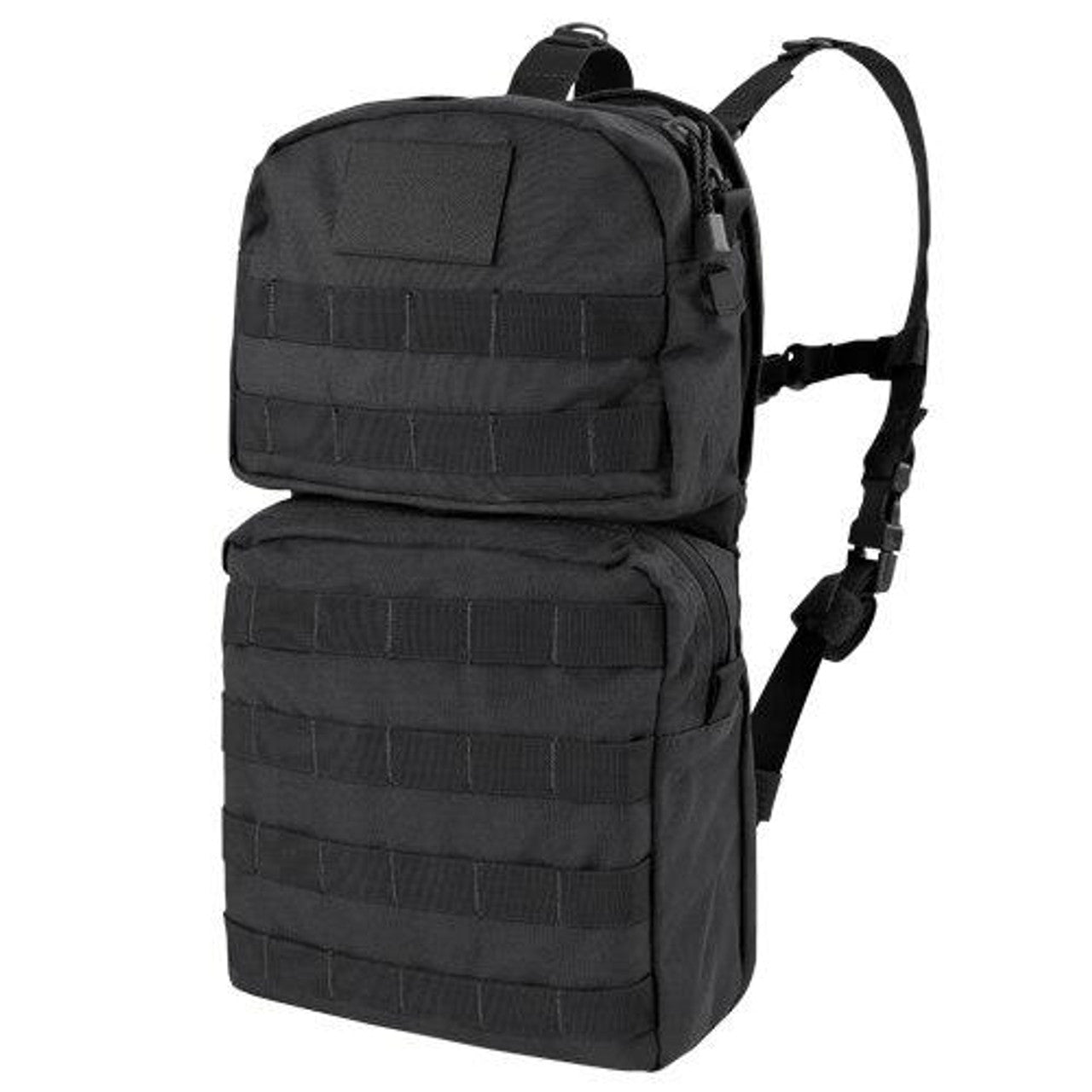 Condor Hydration Carrier MOLLE Black – 2.5L Tactical Hydration Pack for Airsoft, Military, and Outdoor Use