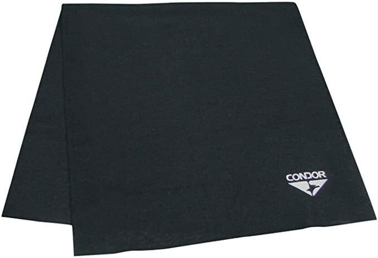Black Condor multi-wrap tactical headwear, stretchable microfiber design 19.5x9.5 inches