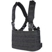 Condor OPS MOLLE Chest Rig, Black – Tactical MOLLE Vest for Airsoft