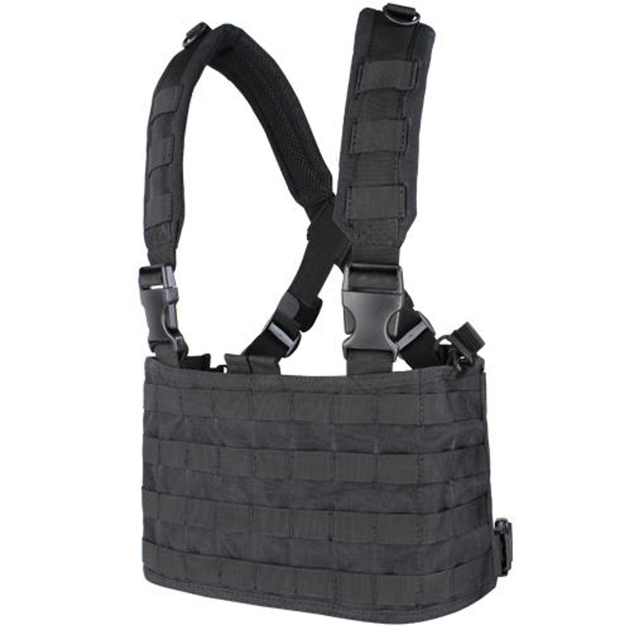 Condor OPS MOLLE Chest Rig, Black – Tactical MOLLE Vest for Airsoft