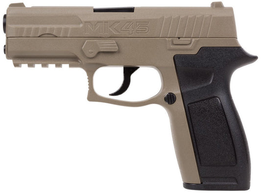 Crosman MK45 CO2 Powered .177 Caliber BB Pistol in tan finish