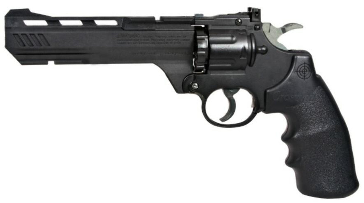 Crosman Vigilante CO2 Revolver 0.177 Cal Airgun, Black
