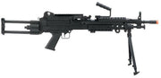 Retractable Para stock on Cybergun M249 airsoft rifle