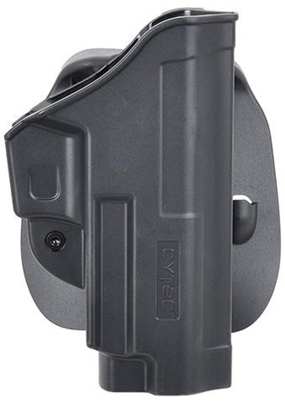 Cytac Fast Draw Hard Shell Holster for Sig Sauer in black, designed for quick access, secure fit, and durability. Compatible with Sig Sauer P220, P225, P226, P228, P229, and Norinco NP22