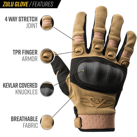 Valken Zulu Gloves – Ultimate Tactical Gloves for Airsoft and Paintball