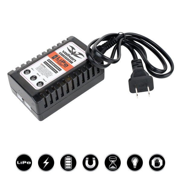 Valken Compact 2 -3 Cell LiPo Airsoft Smart Charger (USA)