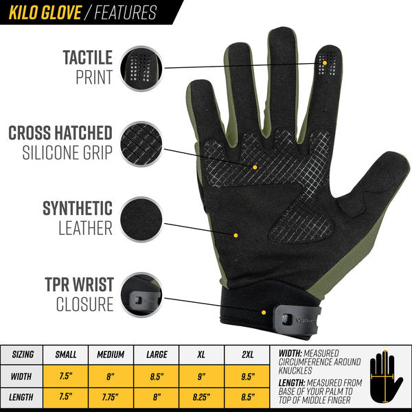 Valken Kilo Gloves – Premium Tactical Gloves for Airsoft and Paintball