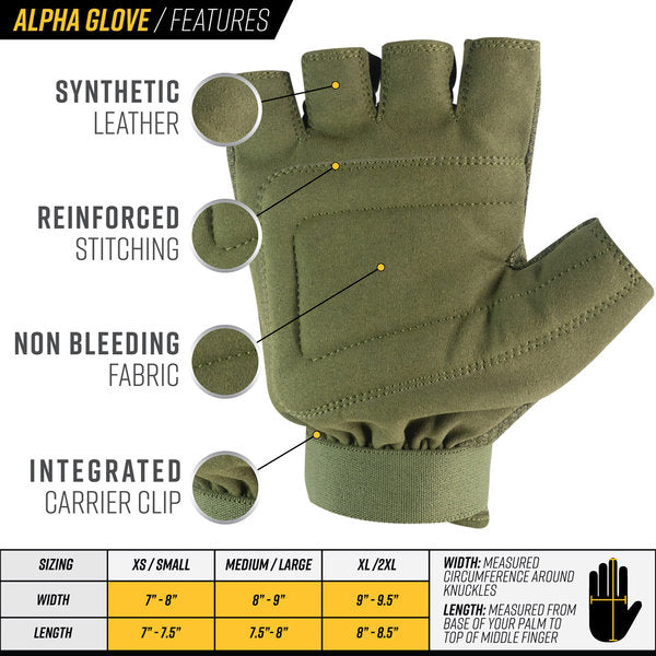 Valken Alpha Half Finger Gloves – Premium Tactical and Airsoft Gear