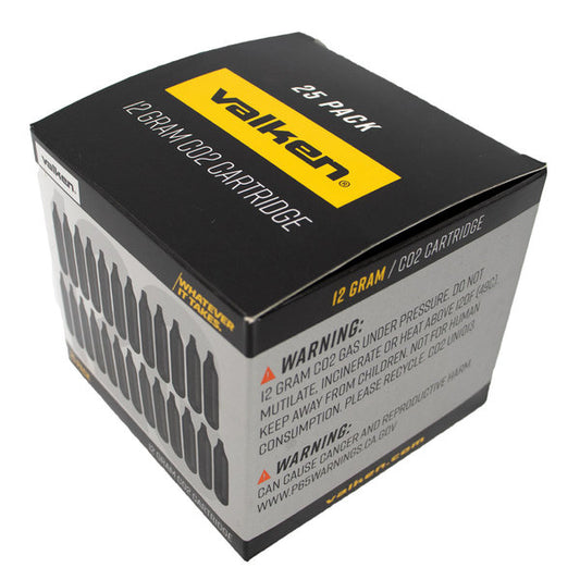 Valken 12gram CO2 Cartridges - 25 Count