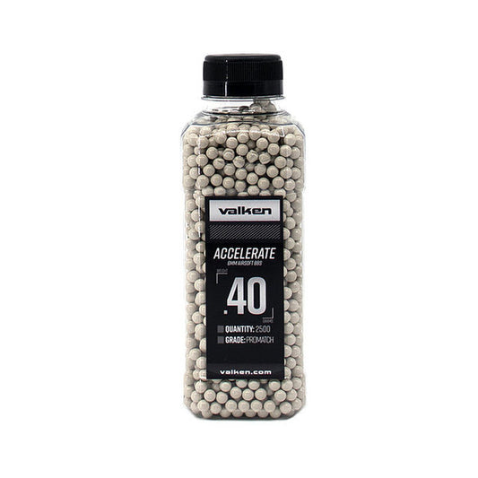 Valken Accelerated ProMatch 0.40g 2,500ct Airsoft BB's