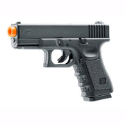 Umarex Glock G19 Gen3 CO2 Non-Blowback Airsoft Replica with polymer frame and orange safety tip