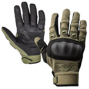 Pair of Valken Zulu Tactical Gloves in OD Green with reinforced knuckle protection and tactical grip.