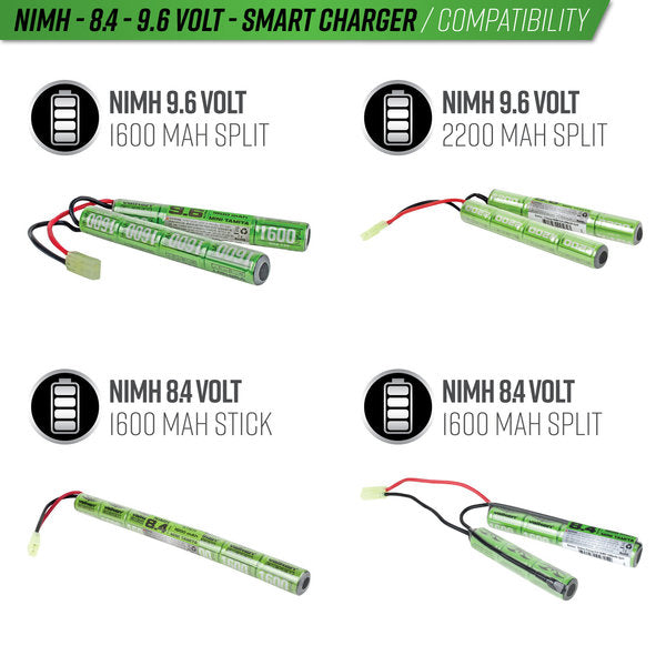 Valken 8.4V-9.6V NiMh Smart Charger (USA)