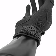 Close-up of Valken Zulu Tactical Gloves adjustable hook-and-loop wrist closure for a secure fit.