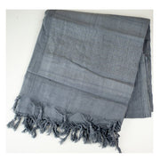 Valken Shemag Face Wrap in solid gray for tactical, outdoor, and airsoft use.