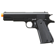 Double Eagle Spring Airsoft Pistol in black – lightweight beginner-friendly sidearm with realistic design