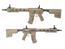 ARES Amoeba AM-009 16" RIS M4 Carbine Airsoft Rifle, Tan