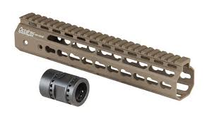 Ares Metal Keymod Handguard, 10 Inch, Dark Earth