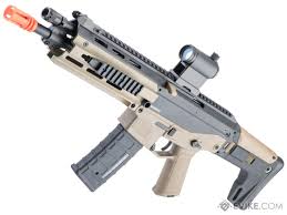 A&K Magpul Masada Airsoft Rifle - Tan & Black Two Tone Edition