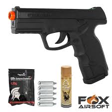 Airsoft Pistol Accessory Kit with Case, Holster, BBs, and Silicone Spray