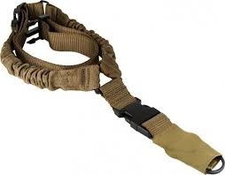 Aim Sports One Point Bungee Rifle Sling, Tan