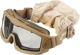 AMP Tactical Airsoft Protective Goggles, Tan