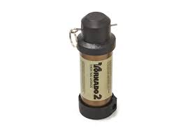 Airsoft Innovations Tornado 2 Timer Frag Grenade, FDE