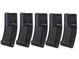 Ares Amoeba ABS Mid Cap Mag, 140 Rounds, Black, 10 Pack