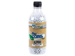 Air Venturi CQBBs 6mm airsoft BBs, 0.28g, 2700 rds, white