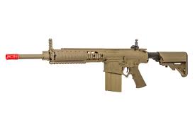 Ares SR25 Carbine Airsoft Rifle, Dark Earth