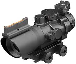 AIM Sports Prismatic Series 3x36 Riflescope with Rapid Ranging Illuminated Reticle